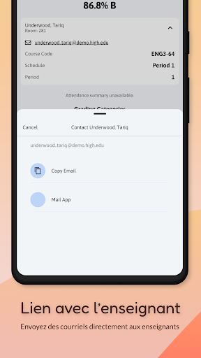 Grade Corner Capture d'Écran de l'Application Android 5