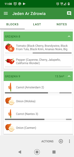Vegetable garden planner