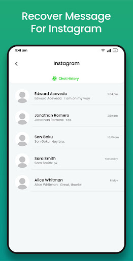 Android application Recover Deleted Messages screenshort