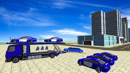米国 警察 リムジン 車 トランスポーター ゲーム