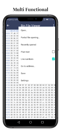 Bin File Opener: Bin Viewer Screen 2