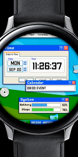 Android application Messa Watch Face Digital Win screenshort