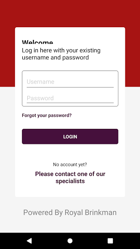 Android application Royal Brinkman MyScout screenshort