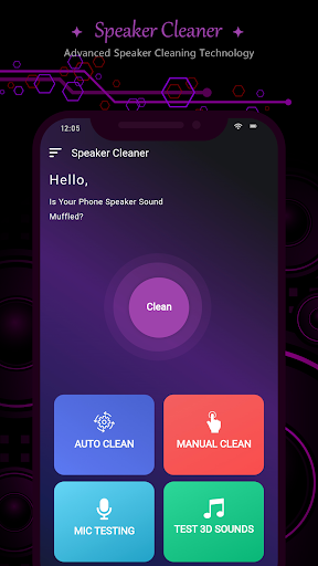 Android application Speaker Cleaner - Remove Water screenshort