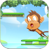 Monkey jump icon