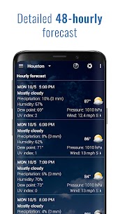 Transparent clock and weather v6.0.8 MOD APK (Premium Unlocked) Free For Android 5