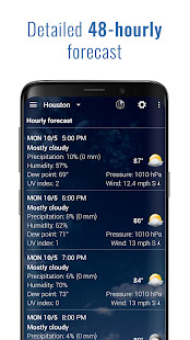 Transparent clock and weather - forecast and radar 5.9.2 screenshots 3