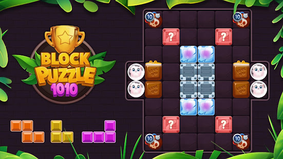 Classic Block Puzzle Game 1010: Free Cat Pop Game