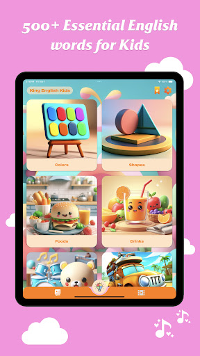 Screenshot of King English Kids