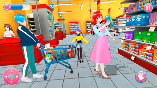 Anime Mother Virtual Family 3D
