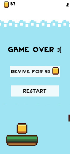 Android application Pixel Runner screenshort