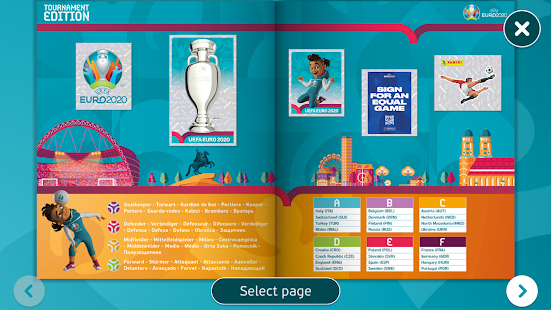 UEFA EURO 2020 Panini Virtual Screenshot
