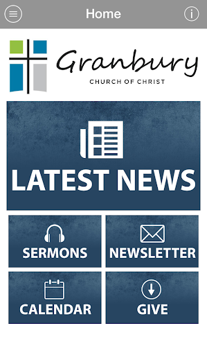 Android application Granbury Church of Christ screenshort