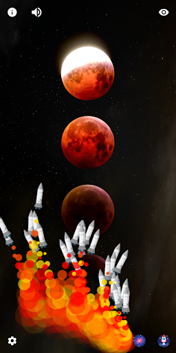 Android application Relaxing Rockets screenshort