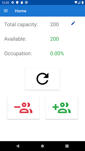 Android application Smart capacity counter screenshort