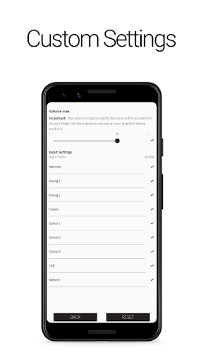 Hegel Remote Screen 3