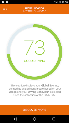 Android application SmartDriver screenshort