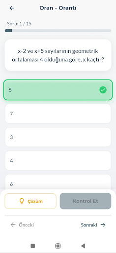 Matematik (KPSS-YKS-ALES) ekran görüntüsü