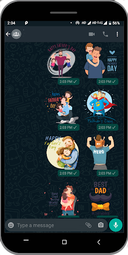 Father day - sticker, image Screen 2