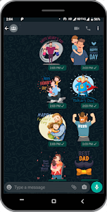 Father day - sticker, image