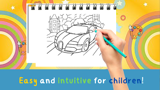 cars coloring for kids