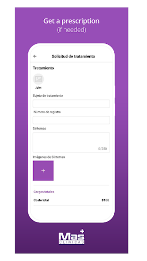 Mas Clinicas Screen 3