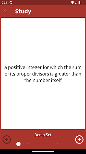 BOT High School Mathematics Screen 3