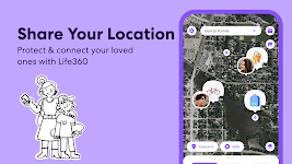 screenshot of Life360: Live Location Sharing