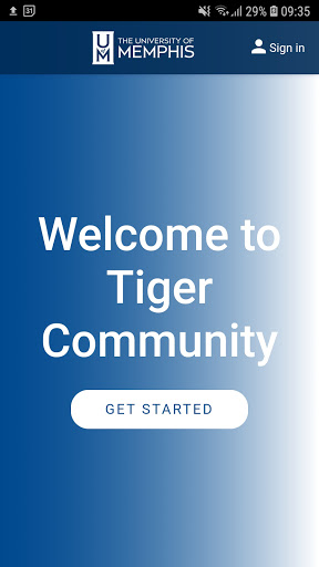 Android application Tiger Community screenshort
