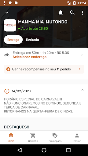 MammaMia Delivery Screen 2