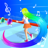 Racing Hair - Music Dance 3D icon