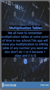 Multiplication Tables - Joshua