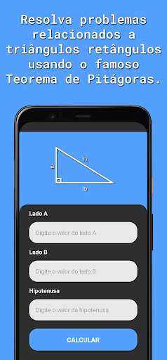 Android application Pitágoras Fácil screenshort