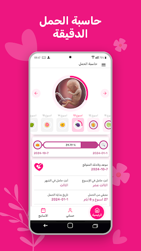 حاسبة الحمل الدقيقة