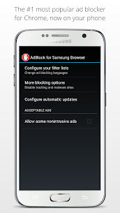 AdBlock for Samsung Internet APK 3 تحديث