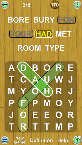 Word Games Screen 2