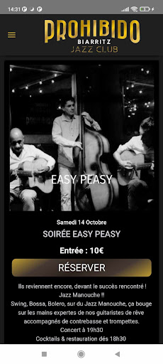 Android application Prohibido Biarritz screenshort