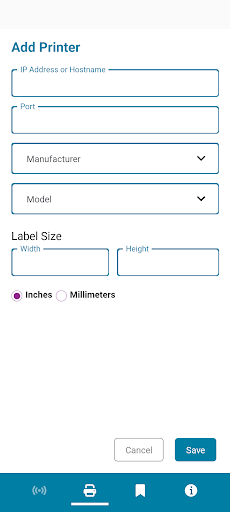 BarTender Mobile App Screen 2