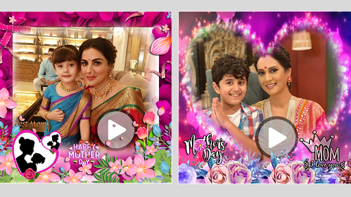 Android application Mother's Day Video Maker 2024 screenshort