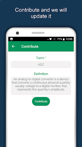 Screenshot of Electronics Dictionary Offline