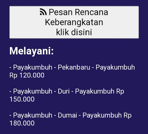 Android application Harau Tour Travel screenshort
