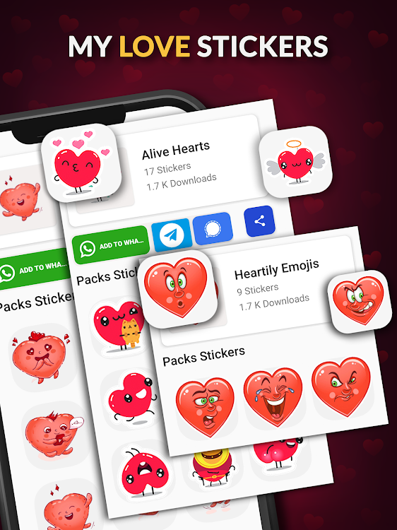 Love Stickers: Emoji Stickers - 3.0.5 - (Android)
