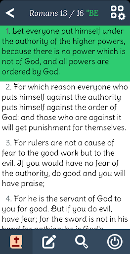 Android application The Bible screenshort