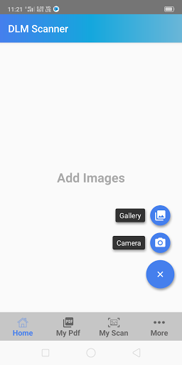 Android application DLM Scanner screenshort