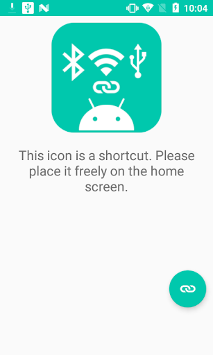 Shortcut to Tethering Setting Screen 2