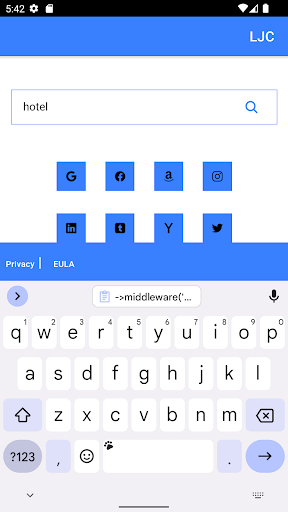 LJC Search Engine Screen 3