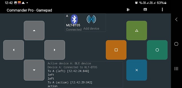 Bluetooth Commander Pro Screenshot
