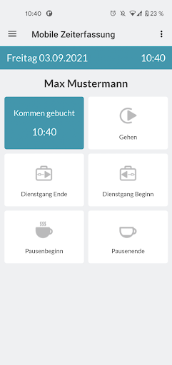 Cloudtime Screen 2