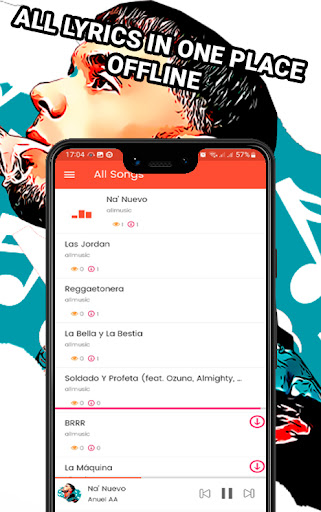 Anuel AA Musica Lyrics Screen 3