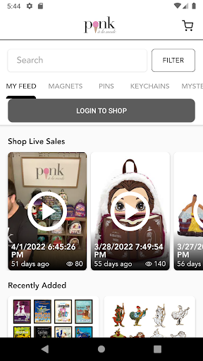 Screenshot of Pink A La Mode Live